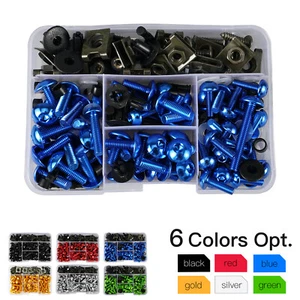155PCS Fairing Bolts Screws Kit For Yamaha YZF-R1 YZF-R3 YZF-R6 YZF-R7 1998-2019 - Picture 1 of 22