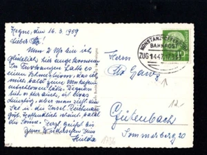 "Bahnpost 1959 - "Constanza - Offenburg" tren 1447 claro (307-X) - Imagen 1 de 1