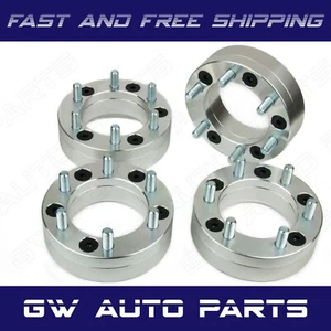 4 PCs WHEEL ADAPTERS 5X5 TO 6X135 2" THICK CB 78mm M12x1.5 - Picture 1 of 12