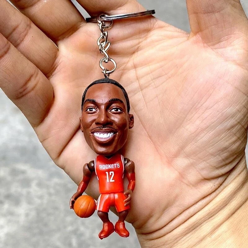 Mini Figura 3D NBA Dwight Howard Rockets Rojo Baloncesto Llavero Houston Foto 1 de 1