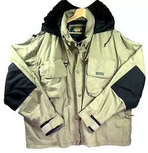 Chaqueta Hodgman Para Hombres XL Capucha Pesca Caza Abrigo Carga Caminata Campamento Lona De Colección - Imagen 1 de 16