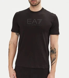 EA7 Emporio Armani T-Shirt Schwarz Logo Schwarz 7M000224 - Bild 1 von 3