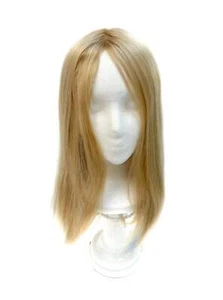 Virgin Remy Human Hair Silk Straight Top Topper Pieces (TP37) - Picture 1 of 4