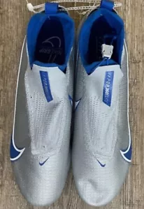 Nike Mens Vapor 360 Elite Football Cleats Silver Blue Sz 16 AQ3276-010 - Picture 1 of 5
