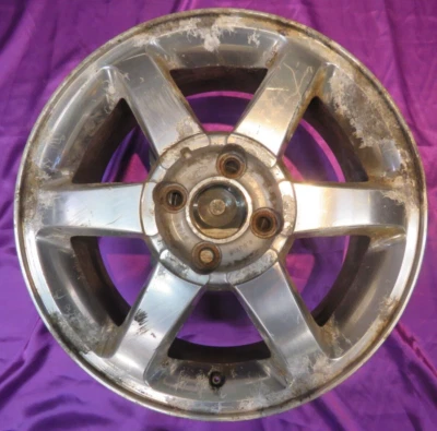 1999 2000 2001 2002 MERCURY COUGAR 16” POLISHED ALUMINUM WHEEL FACTORY 98BGGC -2 - Imagem 1 de 4