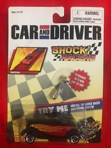 2000 Car and Driver Shock Racers - '34 Ford Cabriolet - Black w/Flames - Bild 1 von 3