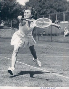 1936 Melbourne Victoria Interstate Tennis Miss G Griffiths Press Photo - Picture 1 of 2