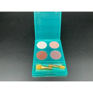 Sombra de ojos Estée Lauder Y2K Quad Aqua compacta sombras oscuras años 2000 vintage - Imagen 1 de 6