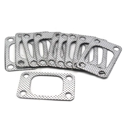 Junta de aluminio de 10 piezas para tubo colector motor turbo cargador T04 T04E T3 Foto 1 de 4