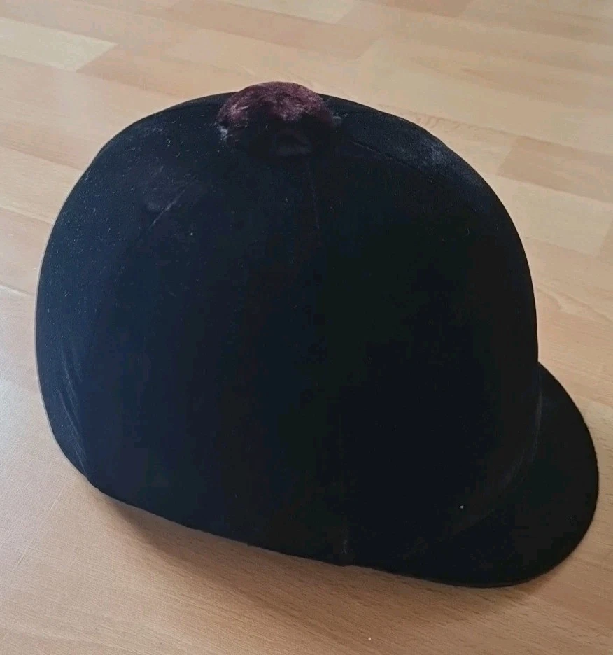 Harry's Horse Reithelm, Samtbezug, dunkelbraun, Modell MK121A-21, Gr. 55 - Bild 1 von 4