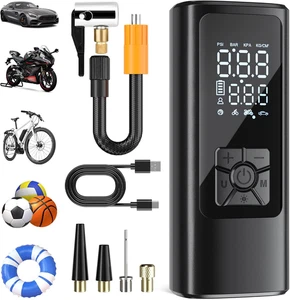 Compresor De Aire Portatil, Inflador Ruedas Coche 150 PSI (10,3 Bar) 5V, Compres - Imagen 1 de 7