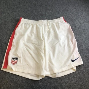 Nike USA Team Fußball Soccer Shorts Herren XXL weiß 9" Schrittlänge Performance gefüttert - Bild 1 von 12