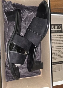 Munro Jill Black Stretch Slides Women's Size 12 - Picture 1 of 11