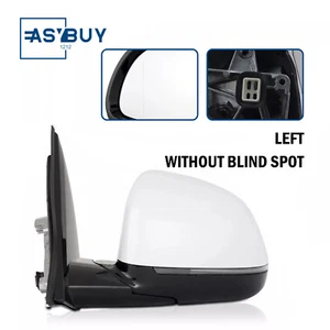 Left Side Door Mirror Assy White for BMW X3 2018 2019 2020 2021 2022 2023 - Picture 1 of 12