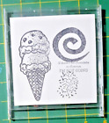 if theres no chocolate in heaven IM NOT GOING! icecream cone stamps