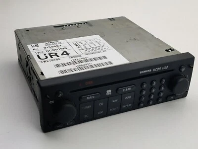 CD Autoradio Navi Siemens Opel Astra G Zafira GM 313203739 Code Ist Nicht Dabei  - Bild 1 von 4