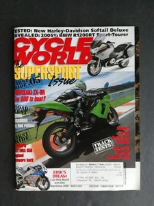 Revista Cycle World marzo 2005 Harley Softail Kawasaki ZX-6R Honda CBR600 223 - Imagen 1 de 2