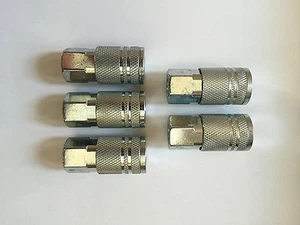 C20 Coupler, 1/4" I/M, 1/4" FNPT, Steel - Pack of 5 - Picture 1 of 1