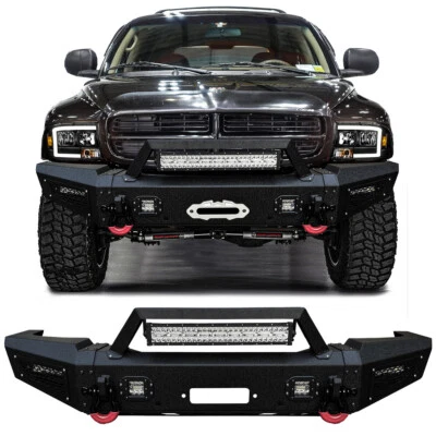 Vijay For 1997-2004 Dodge Durango Front or Rear Bumper with Aluminum LED Lights Foto 1 de 4