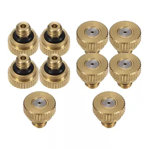 10pcs Brass Misting Nozzle 0.8mm Orifice 10/24 UNC for Cooling System - Picture 1 of 6