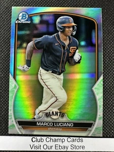 2023 #BCP-43 Marco Luciano Bowman Chrome Prospect Rifrattore San Francisco Giants - Foto 1 di 2