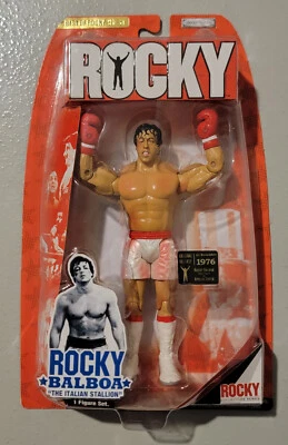JAKKS PACIFIC ROCKY BALBOA 6" FIGURE BEST OF ROCKY POST FIGHT 2007 NEW *US - Image 1 of 4