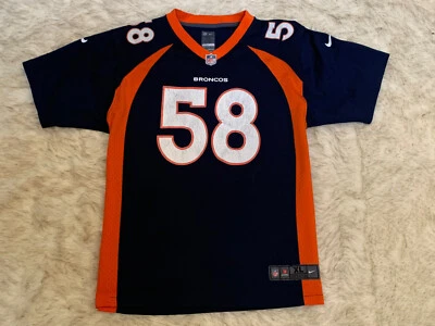 Camiseta masculina Nike #58 Von Miller Denver Broncos NFL (Juventude X-Grande) - Imagem 1 de 4