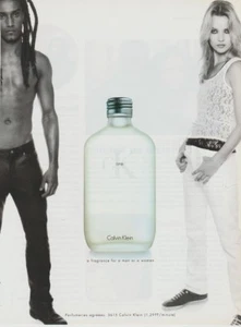 Publicité papier- advertising paper - One de Calvin Klein - Picture 1 of 1