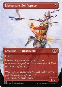 Monastery Swiftspear (Borderless) 362 - Double Masters 2022 - MTG - LP --- FOIL - Bild 1 von 1
