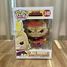 Autographed/Signed Funko Pop! Animation* BNHA All Might #248 w/ Protective Case
