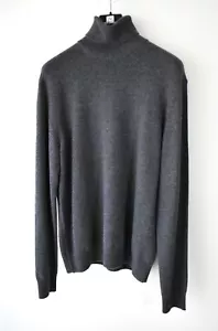 Jersey Dolce & Gabbana Gris Acanalado Cachemira Cuello Tortuga Talla XL UE 54 £1450 - Imagen 1 de 7