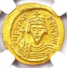 Byzantine Phocas Av Solidus Gold Coin 602-610 Ad - Ngc Ms (Unc) - 5/5 Strike!