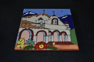 Original Ceramic Prusa Tile "San Antonio Third Mission" Grass Valley, California - Bild 1 von 2