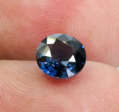 1.50ct Natural Blue Spinel RD 7mm Good Blue Color 100% Natural Genuine Spinel - Image 1 of 4