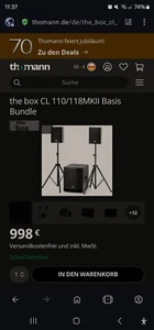 Thomann The Box Sub + 2 Topteile - Bild 1 von 1