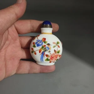 Ancient China, Beijing Collection, pure hand-painted, glass, snuff bottle - Picture 1 of 8