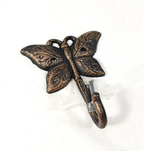 "Gancho exterior antiguo bronce mariposa de bronce dorado Brainerd B37659-GAB-D NUEVO abierto 5,5" - Imagen 1 de 8