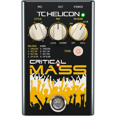 TC Helicon CRITICAL MASS Vocal Effects Pedal