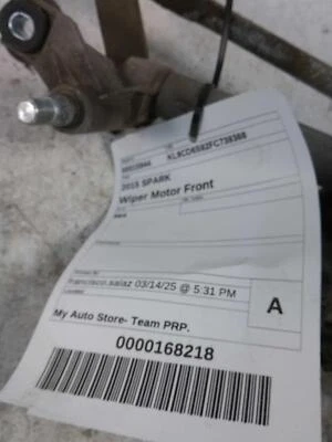 Motor limpiaparabrisas usado se adapta a: Chevrolet Spark 2015 grado A Foto 1 de 4