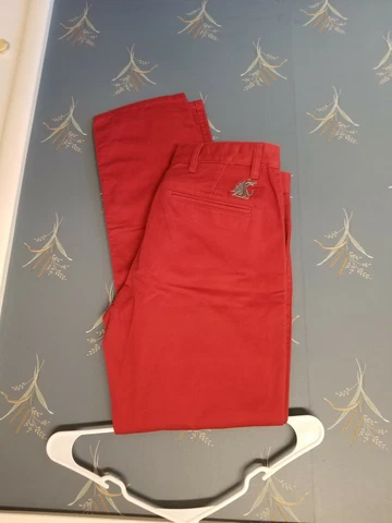 NEW NCAA Washington St State Cougars Dockers Gameday Pants Men 32W X 32L NEW NWT Cover
