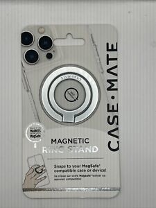 Case-Mate Magnetic Ring Stand with MagSafe for iPhones 15/14/13/12 - Matte Black