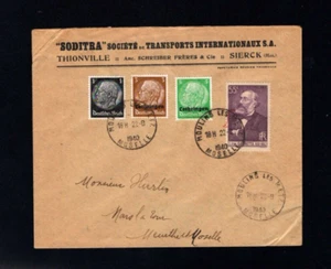 Lorena 1940 - Impresión de 3 valores, franqueo mixto Francia (a2751) - Imagen 1 de 1