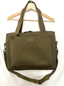 250036 Bag DAGNE DOVER Ryan Green Neoprene Crossbody Travel Brief Bag EUC  - Picture 1 of 11