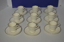 Vintage Wedgwood Patrician of Etruria & Barlaston China Tea Cups Set of 9