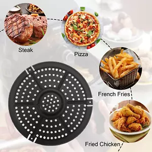 AirFryer Steaming Crisper Plate Non-Stick Fry Grill Pan Replacement Steamer Rack - Picture 1 of 15