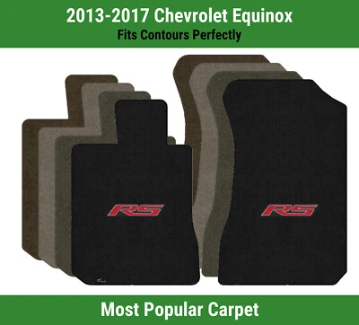 Alfombrillas delanteras Lloyd Ultimat para Chevrolet Equinox '13-17 con logotipo rojo/negro RS. Foto 1 de 4