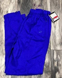 VINTAGE NIKE WOMEN'S PANTS WIND PURPLE SIZE 14-LARGE NWT NYLON RUNNING - Picture 1 of 4