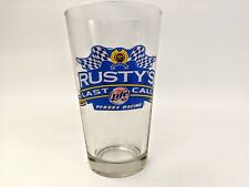 Rusty's Last Call Penske Racing Miller Lite Beer Pint Ale Drinking Glass Mug