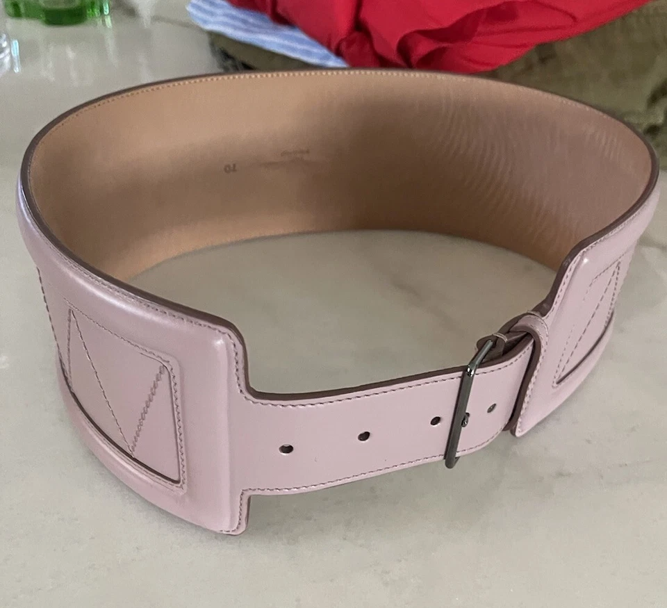 womens leather belt made in italy - Image 1 of 4