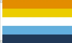 Bandera Aroace (5 pies x 3 pies) - Imagen 1 de 1